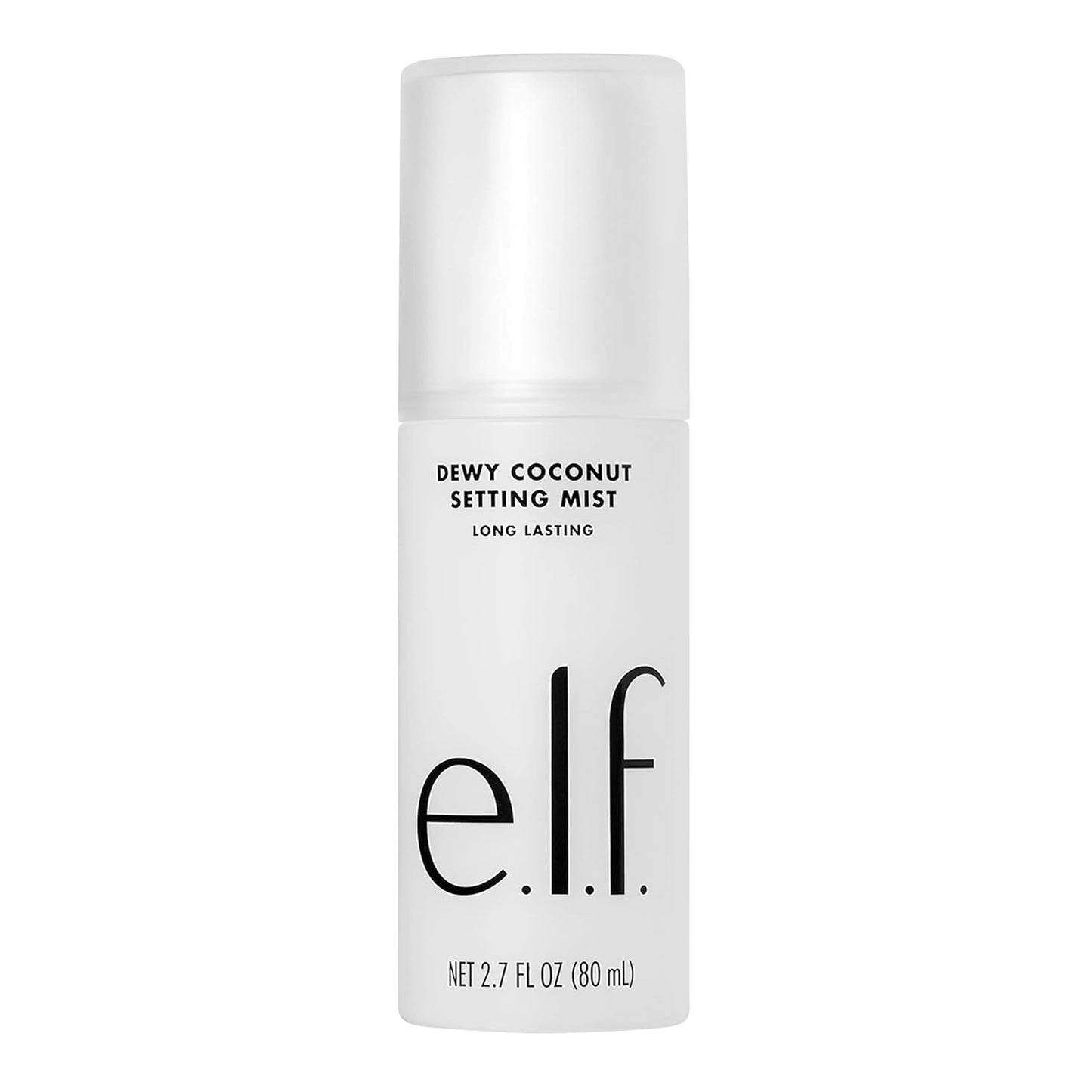 e.l.f. Spray fijador de coco Dewy, spray fijador de maquillaje, hidrata y acondiciona la piel, 80 ml