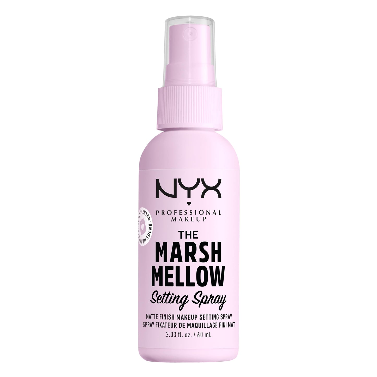 NYX PROFESSIONAL MAKEUP, Marshmellow Setting Spray, Fijador de Maquillaje con Acabado Mate, que No Transfiere y Prolonga la Duración del Maquillaje hasta 16H, 60 ml